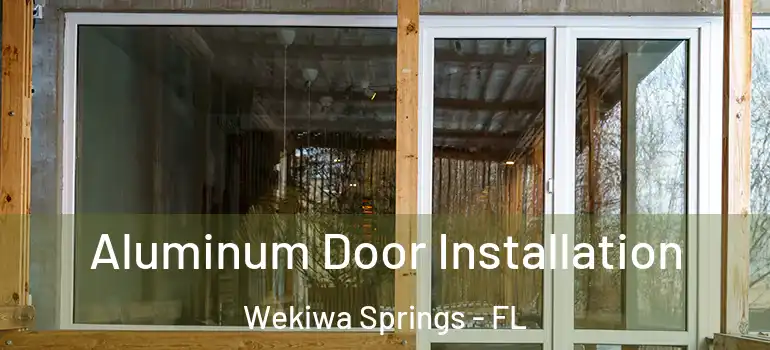 Aluminum Door Installation Wekiwa Springs - FL