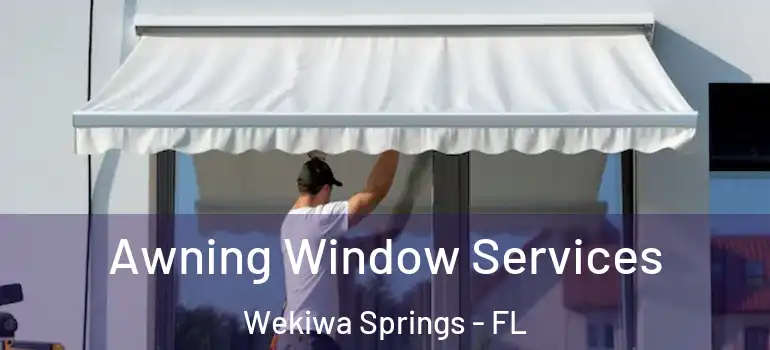  Awning Window Services Wekiwa Springs - FL