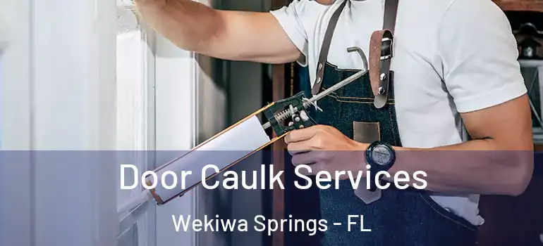  Door Caulk Services Wekiwa Springs - FL