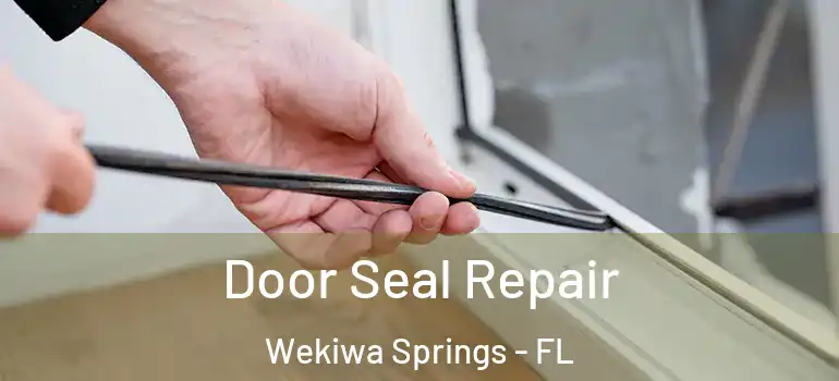Door Seal Repair Wekiwa Springs - FL