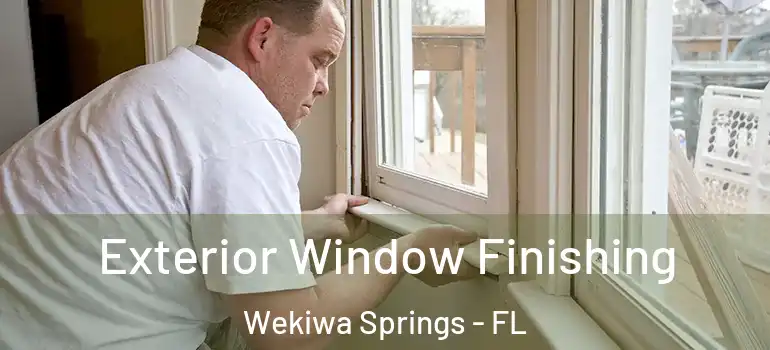  Exterior Window Finishing Wekiwa Springs - FL
