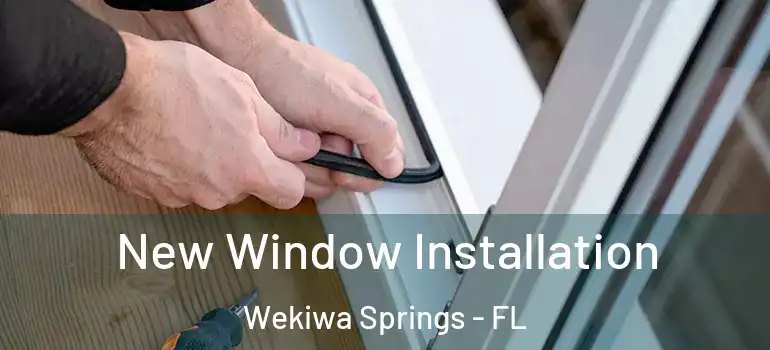  New Window Installation Wekiwa Springs - FL