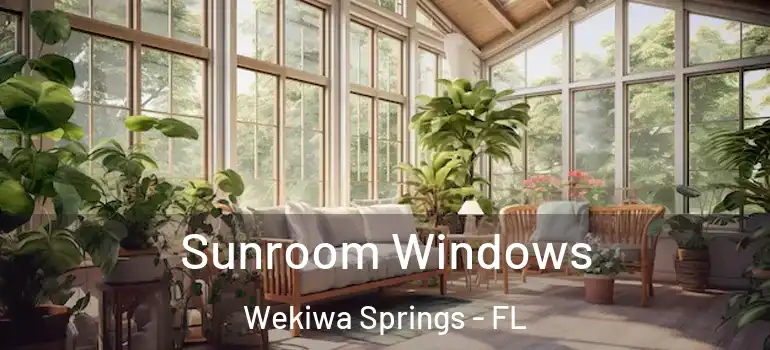  Sunroom Windows Wekiwa Springs - FL