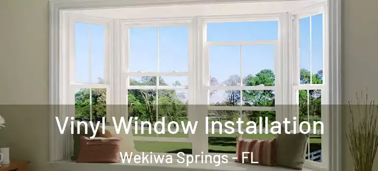  Vinyl Window Installation Wekiwa Springs - FL