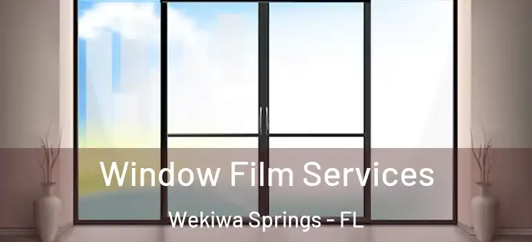 Window Film Services Wekiwa Springs - FL