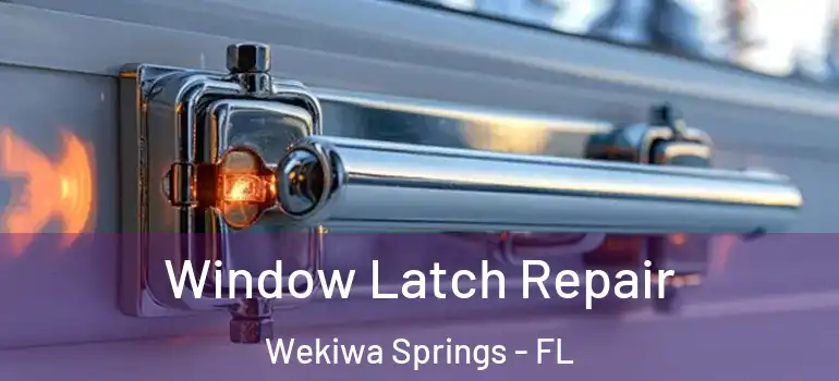  Window Latch Repair Wekiwa Springs - FL