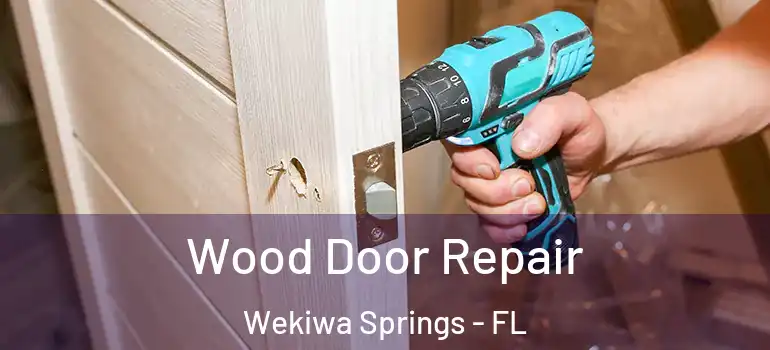 Wood Door Repair Wekiwa Springs - FL